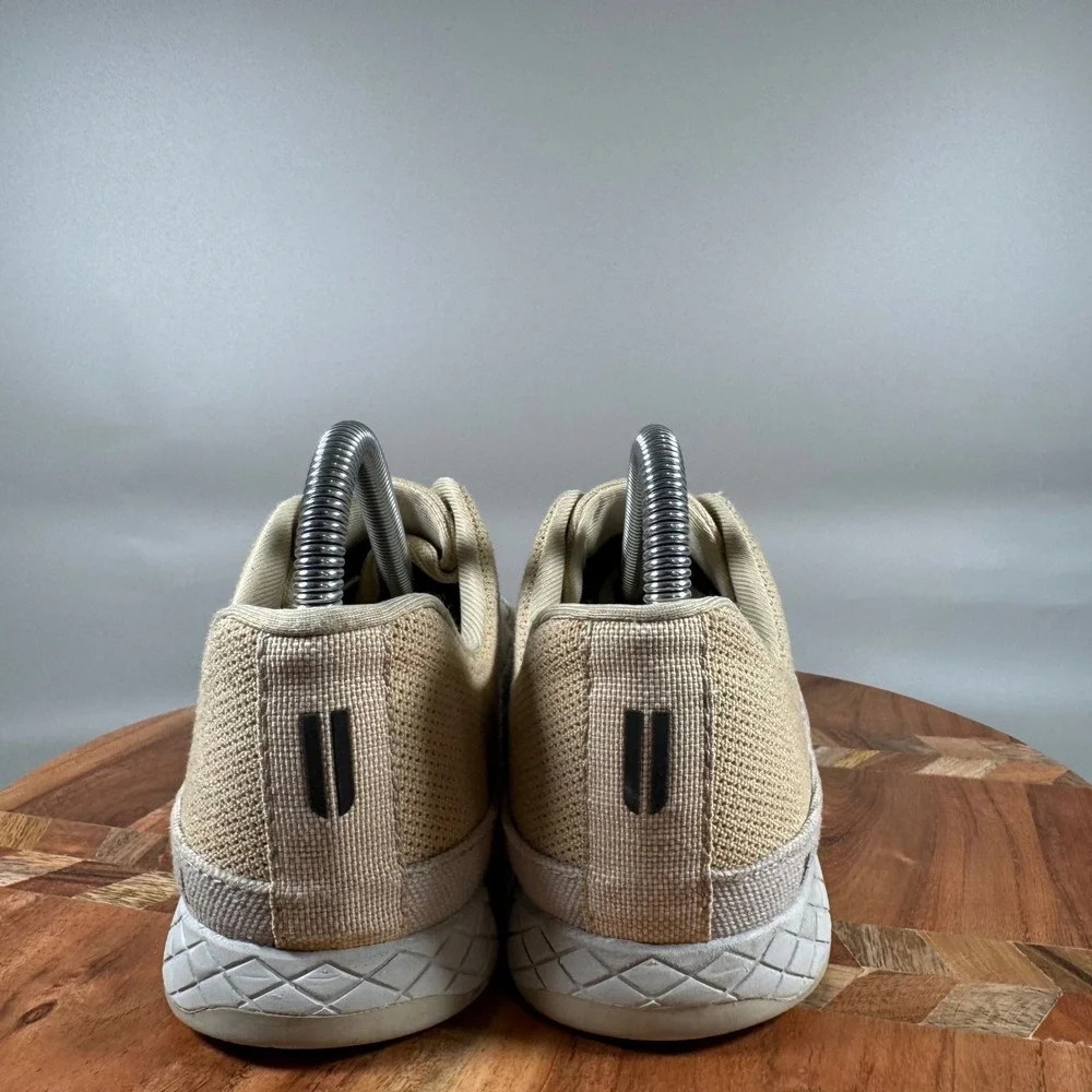 NOBULL Canvas Trainer Sand Tan‎ Womens 7.5 Mens 6 Low Top Gym Sneaker